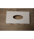 Krabička na papierové vreckovky - podstava obdĺžnik
