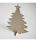 Stojaca ozdoba - vianočný stromček s hviezdou